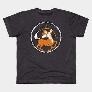 Sagittarius zodiac sign Kids T-Shirt